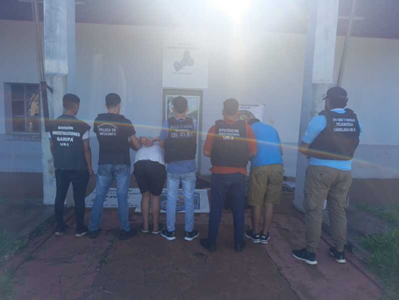 Siete allanamientos y dos detenidos por el robo armado a un aserradero en Candelaria Allanamiento robo aserradero Candelaria