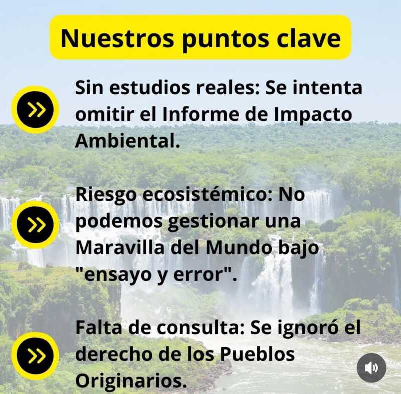 Orembaé busca frenar los eventos sociales en el Área Cataratas del Parque Iguazú 5 orambe3 - 4