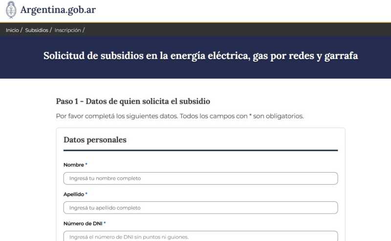 subsidios energéticos