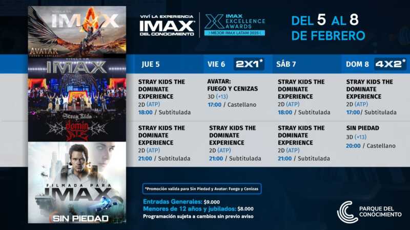 K-Pop en el Parque del Conocimiento: Stray Kids en pantalla IMAX 2 K-Pop en pantalla gigante: Stray Kids desembarca en el IMAX