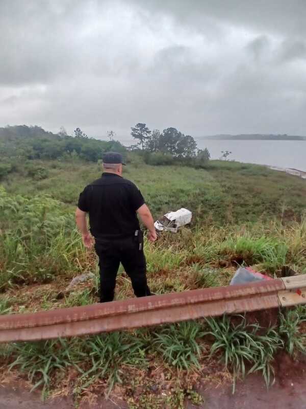 Puerto Libertad: conductor herido tras despiste en la Ruta 12 Libertad