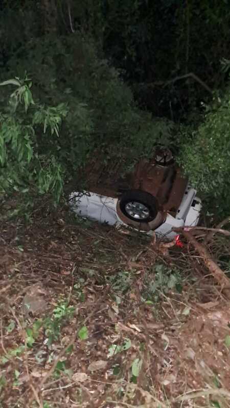 Tres heridos tras despiste de una camioneta en la Ruta Provincial 30 Ruta