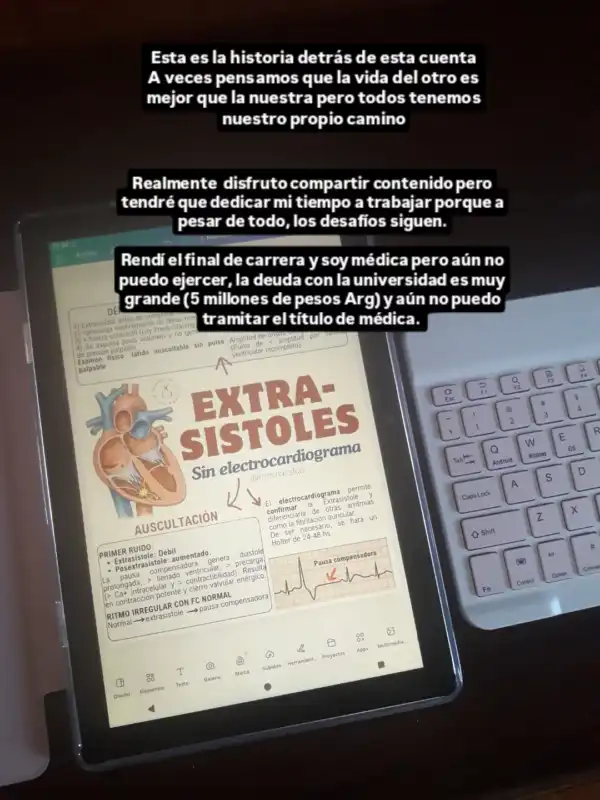 Historia de superación: el pedido viral de una médica 2 De la adversidad al título pendiente: la historia viral de una médica