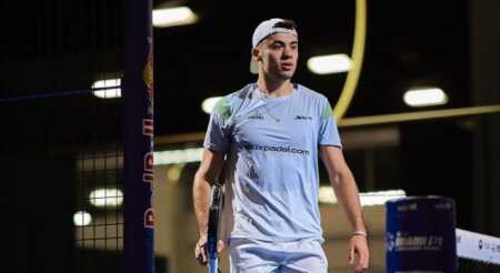 Leandro Augsburger y Juan Lebrón debutaron con triunfo en el Buenos Aires Premier Padel P1 tras vencer en dos tie break a Sastre y Villalonga. El misionero ya está en octavos.