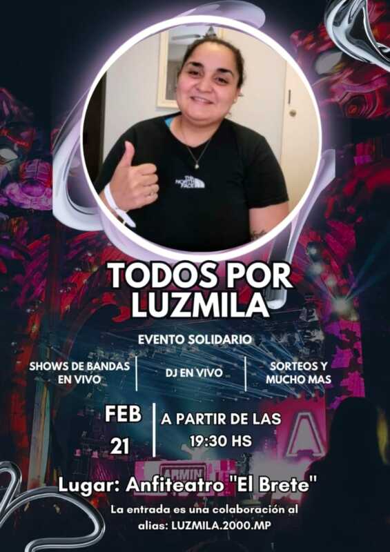 Posadas se moviliza por Luzmila: solidaridad y música en El Brete 3 Luzmila