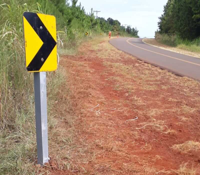 Instalaron nueva cartelería en la ruta provincial 223 1 ruta