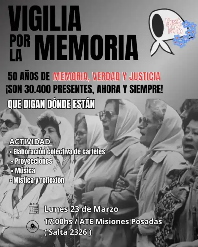 A medio siglo del Golpe, la sociedad misionera se moviliza entre el arte, la reflexión y la acción política.