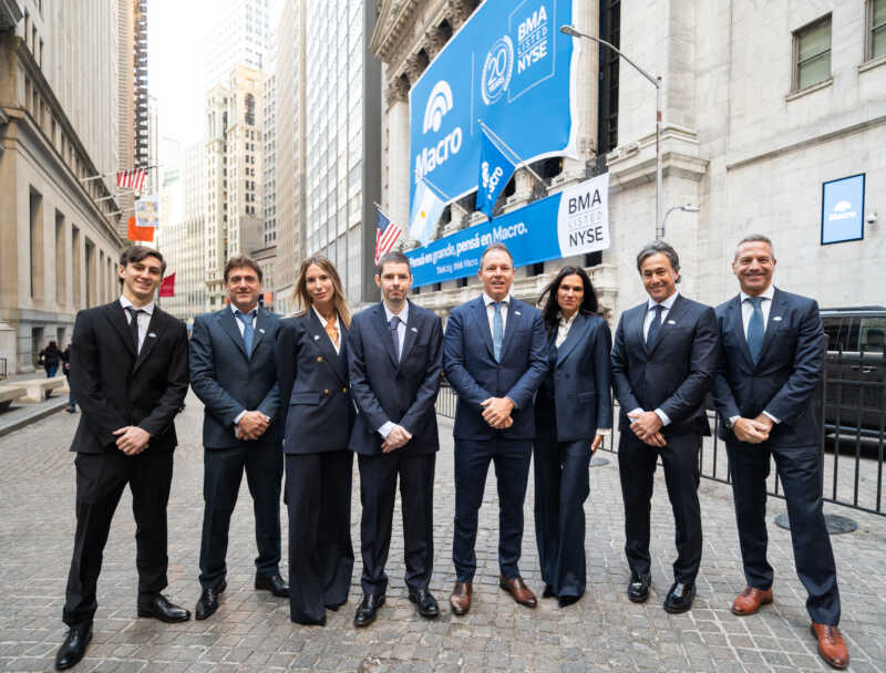 Banco Macro celebró 20 años en la bolsa de Nueva York: solidez internacional y compromiso con el futuro de Argentina Banco Macro