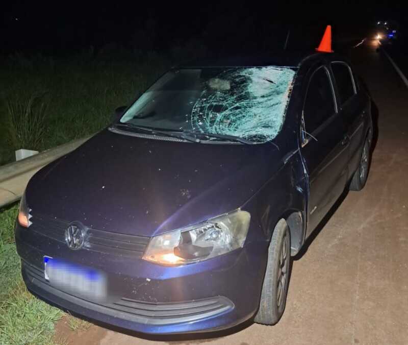 Fracrán: un peatón murió tras ser atropellado por un auto en la ruta Fracrán