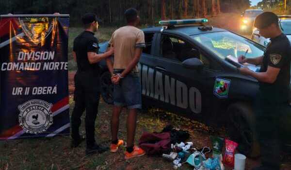 La Policía detuvo a dos delincuentes en pleno robo y frustró otro hurto en Oberá Oberá robo hurto