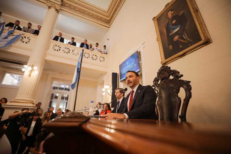 Valdés inauguró las sesiones con anuncios en salud, educación y desarrollo productivo Valdés