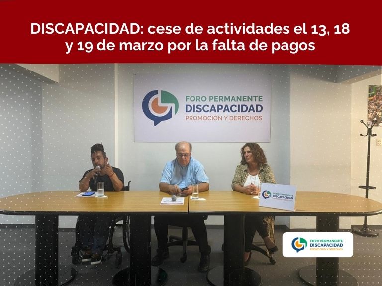 Crisis en el sistema de discapacidad