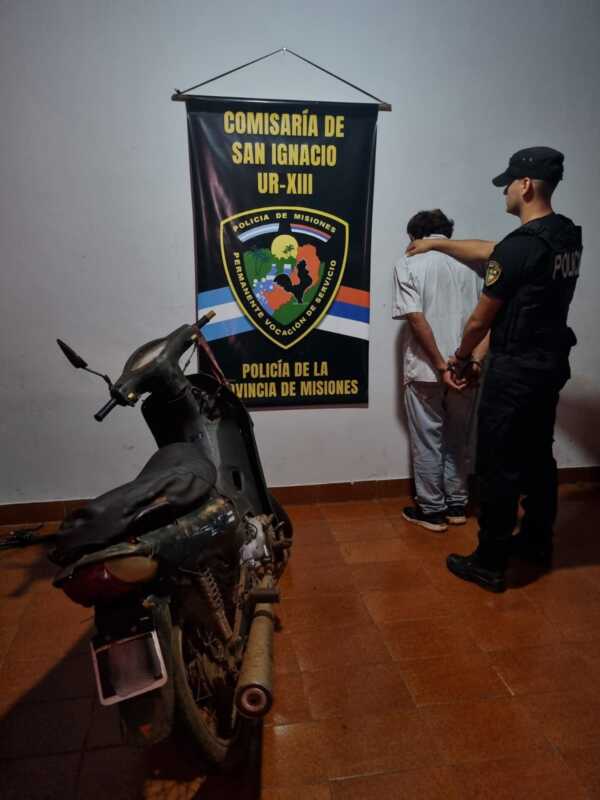 Detienen a un hombre en San Ignacio por arrastrar a un perro en plena vía pública 2 Detienen en San Ignacio a un hombre por arrastrar a un perro en moto