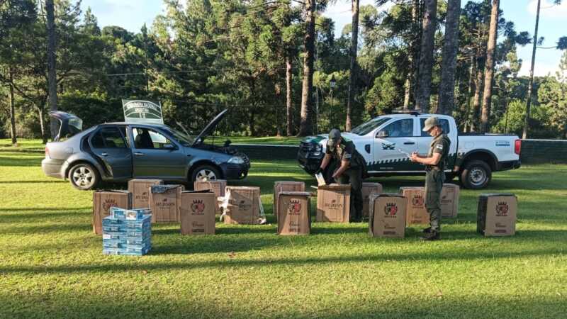 Irigoyen: tras una persecución, secuestraron más de 7 mil paquetes de cigarrillos cigarrillos en Irigoyen