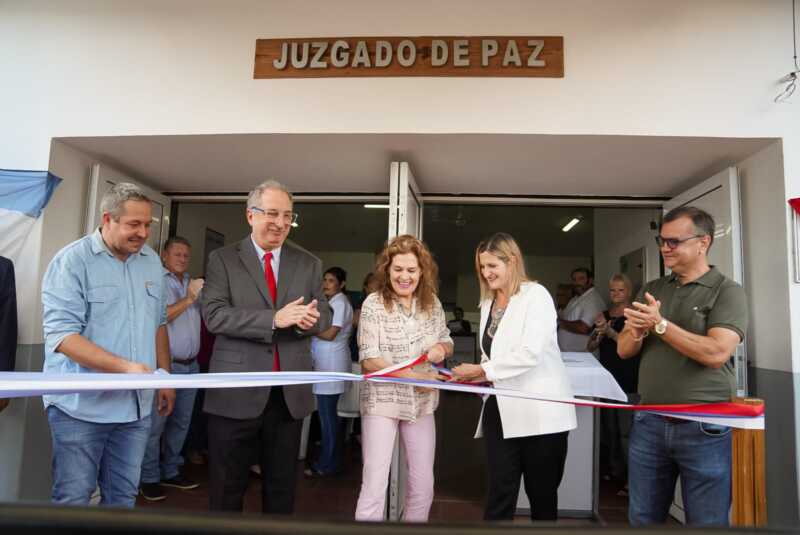 Passalacqua inauguró el Juzgado de Paz en Alba Posse y destacó la coordinación entre los poderes del Estado Passalacqua en Alba Posse