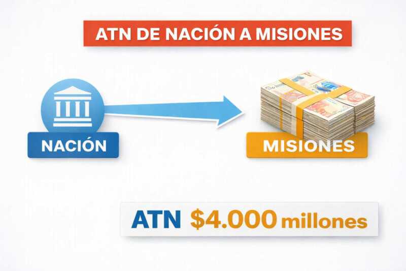 ATN y transferencias discrecionales: Misiones recibió $8.037 millones en febrero y lideró el NEA misiones atn