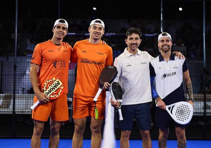 Augsburger estuvo a un paso del título en Cancún ante los Nº1 del mundo 1 Leandro Augsburger estuvo cerca del título en Cancún junto a Juan Lebrón, pero cayó en una final épica ante Tapia y Coello.