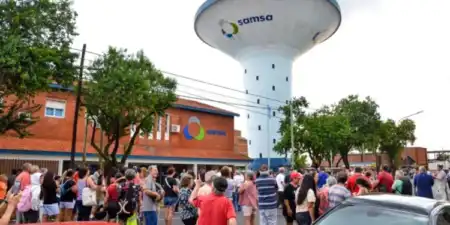 La Justicia ordenó a Samsa no cortar el agua y habilitó el pago mínimo: “Los vecinos no quieren pagar aire por agua” SAMSA