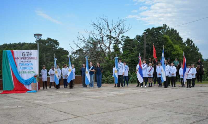 Colonia Aurora celebró su 67° aniversario con una multitudinaria jornada de identidad y tradición Colonia