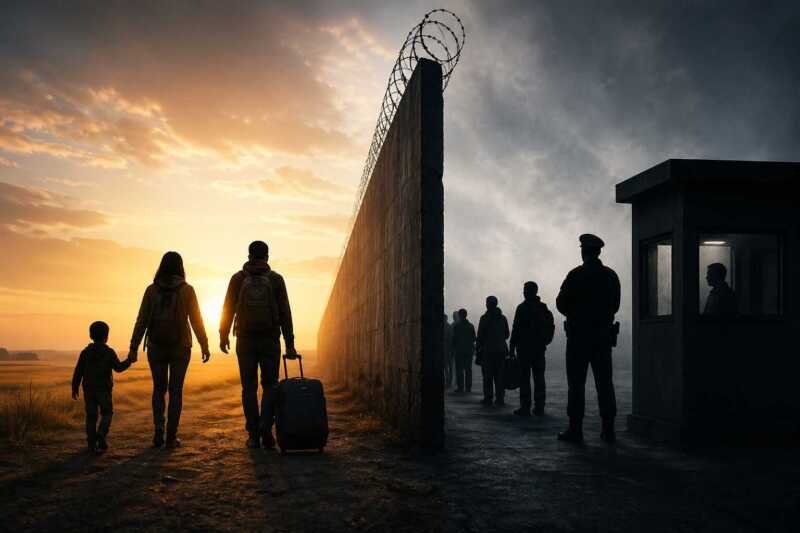 El fin de la acogida y el triunfo de la sospecha en Argentina Entre la acogida y la sospecha, una frontera que redefine identidades.