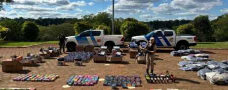 Iguazú: incautaron mercadería de contrabando ilegal y sustancias con THC Iguazú