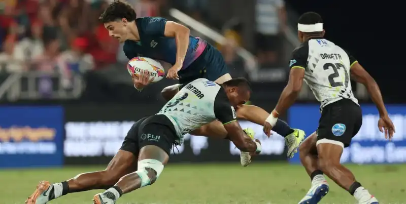 Los Pumas 7s se metió en semifinales en Hong Kong Los Pumas