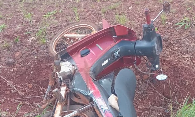 Motociclista resultó herido tras despiste en ruta provincial 8 Motociclista