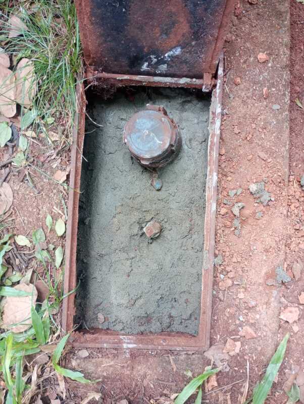 Vecinos denuncian robo de medidores de agua en la Chacra 237 y temen nuevos hechos 4 Vecinos
