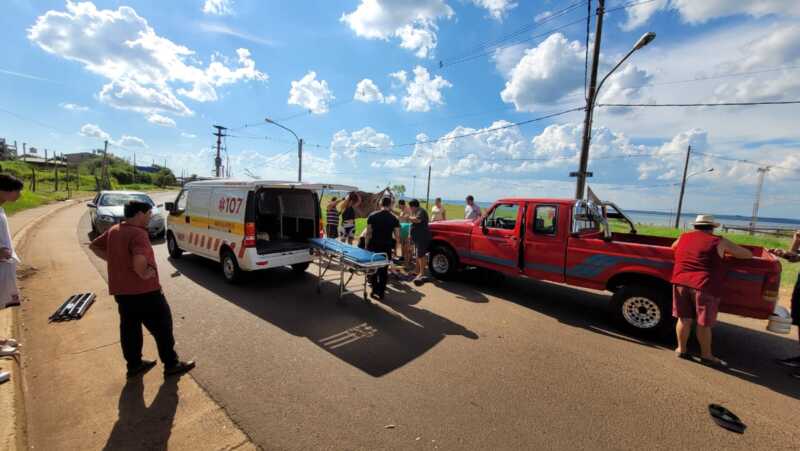 Garupá: ciclista resultó herida tras impactar con una camioneta WhatsApp Image 2026 04 02 at 17.10.48 - 2