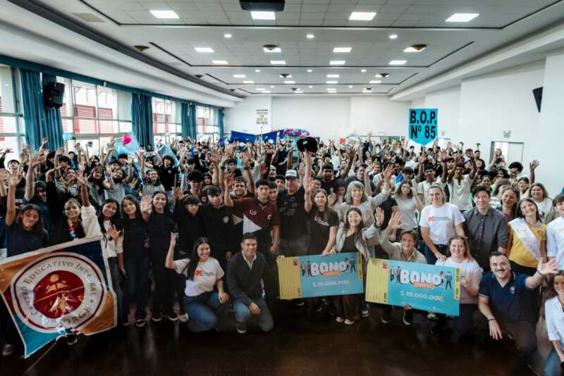 Passalacqua encabezó el lanzamiento de la 4° edición del Bono Estudiantil: “es una herramienta para que trabajemos todos juntos” Bono Estudiantil