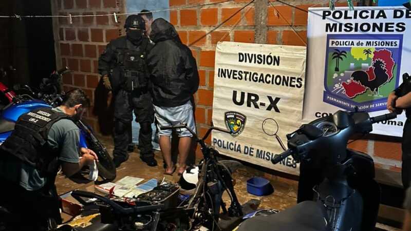 suboficial detenido venta de motos robadas