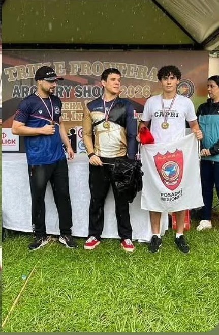 Tiro con Arco: los arqueros misioneros se subieron al podio en el torneo Triple Frontera en Paraguay 4 WhatsApp Image 2026 04 27 at 15.41.51 1 - 3