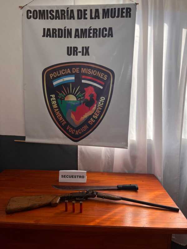 Jardín América: atacó a su hermano con un machete y fue detenido
