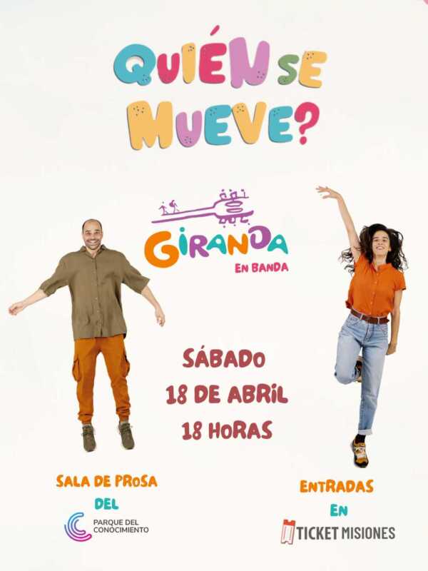 Giranda presenta su nuevo disco en el Teatro de Prosa del Parque del Conocimiento