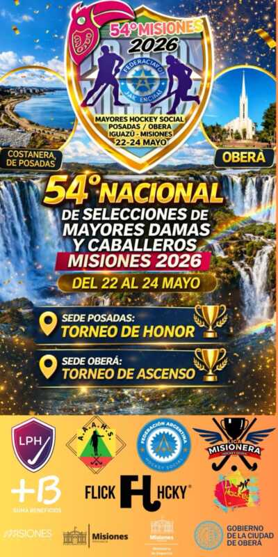 El hockey social vuelve a escena en Misiones: lanzan un torneo nacional con sede en Posadas y Oberá 3 hockey