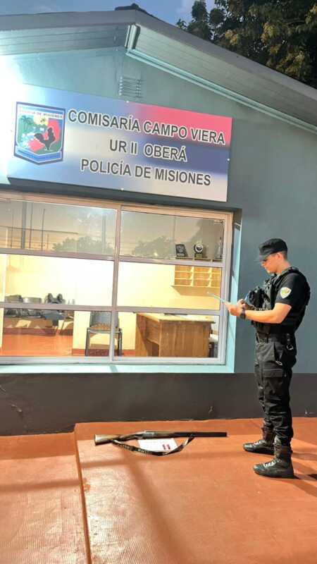 Se denunciaron por disparos y la Policía secuestró una escopeta tras allanamientos en Campo Viera 3 marten - 2