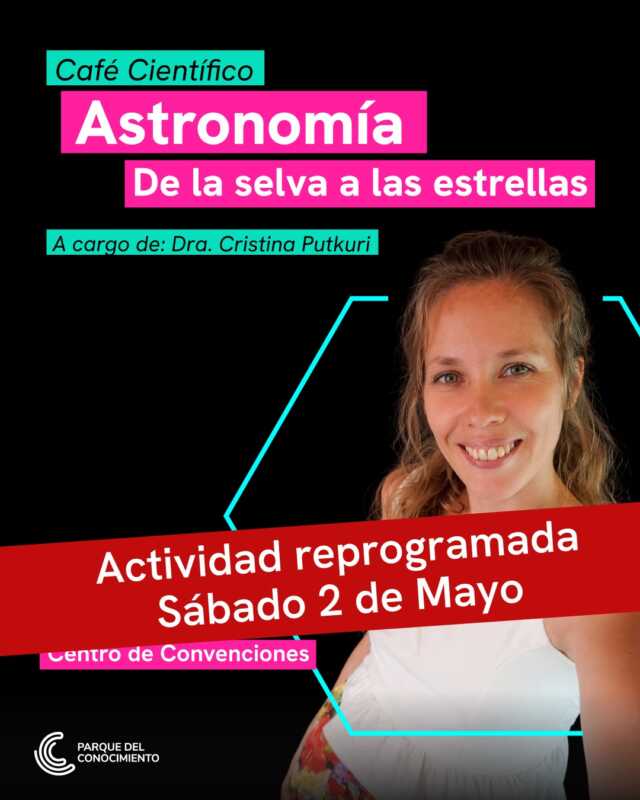Reprograman el Café Científico con Cristina Putkuri