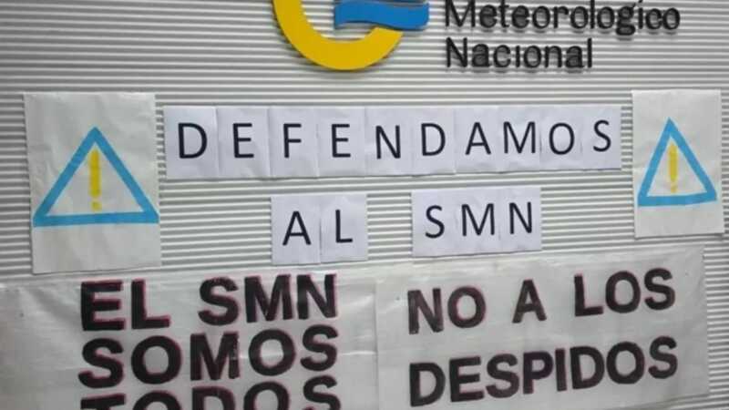 Crisis en el Servicio Meteorológico Nacional: despidos, recortes históricos y alerta por posible “apagón” operativo 2 Trabajadores advierten por un posible “apagón” en los servicios meteorológicos.
