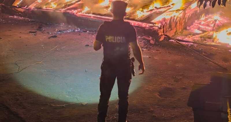 Una mujer murió tras incendiarse su vivienda en Dos de Mayo vivienda