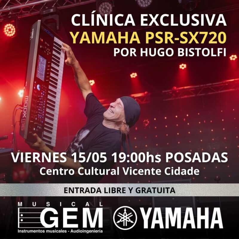 El histórico tecladista de Rata Blanca dará una clínica técnica en Misiones