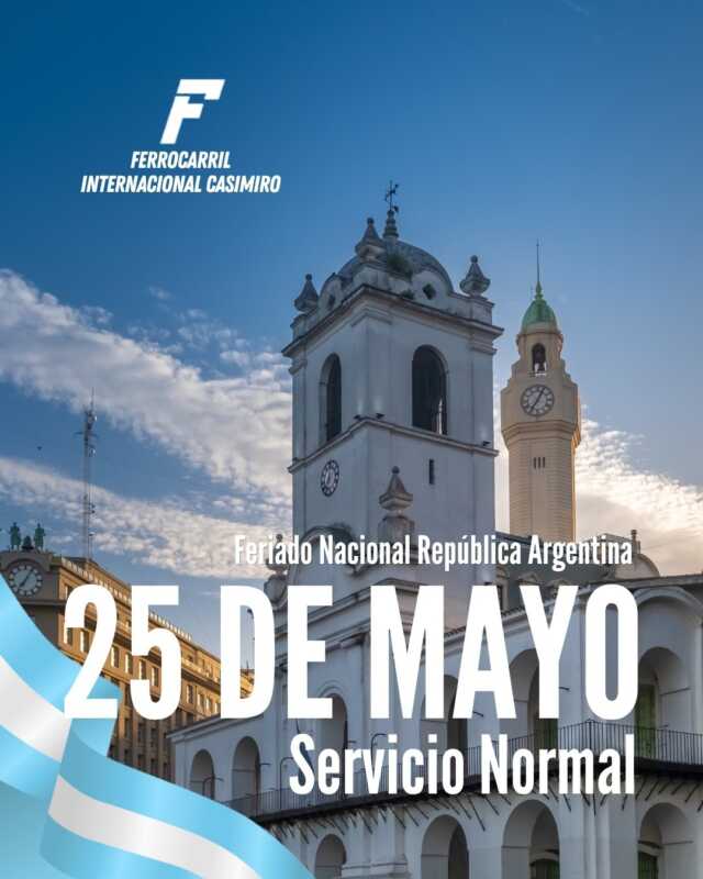 Sin interrupciones: el tren Posadas-Encarnación funcionará con normalidad el 25 de Mayo
