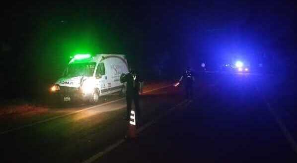 Campo Grande: una ambulancia atropelló a un peatón sobre la Ruta 14 y el hombre murió en el acto 1 campo