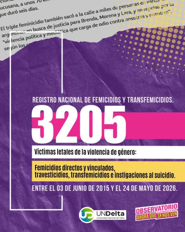 A casi 11 años del primer Ni Una Menos, un informe revela un femicidio cada 31 horas 1 Un femicidio cada 31 horas: el reclamo de Ni Una Menos sigue vigente a casi 11 años