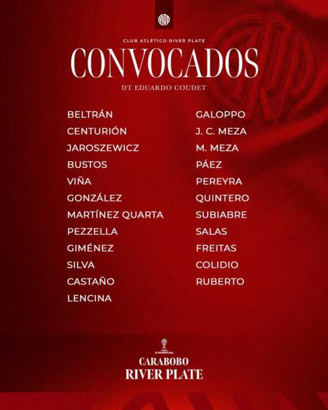 Copa Sudamericana: River busca reponerse del mazazo tucumano y visita a Carabobo en Venezuela 4 WhatsApp Image 2026 05 06 at 20.29.39 2 - 3