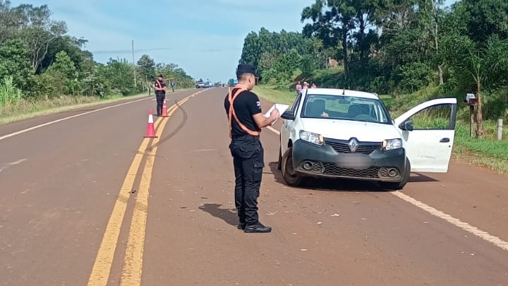 choque de autos en San Vicente