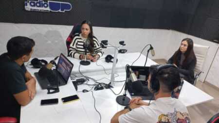 Luciana Scromeda en Radio Up