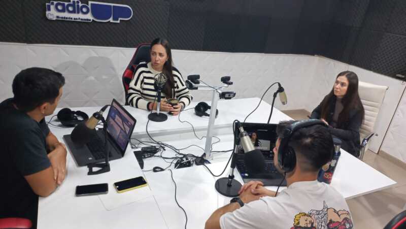Luciana Scromeda en Radio Up
