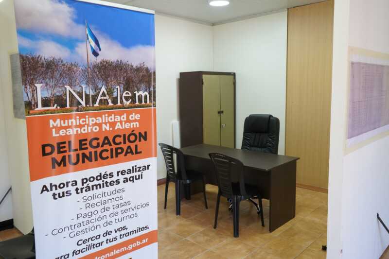 Leandro N. Alem inauguró una nueva Delegación Municipal en Villa Libertad sin sumar empleados 1 alem