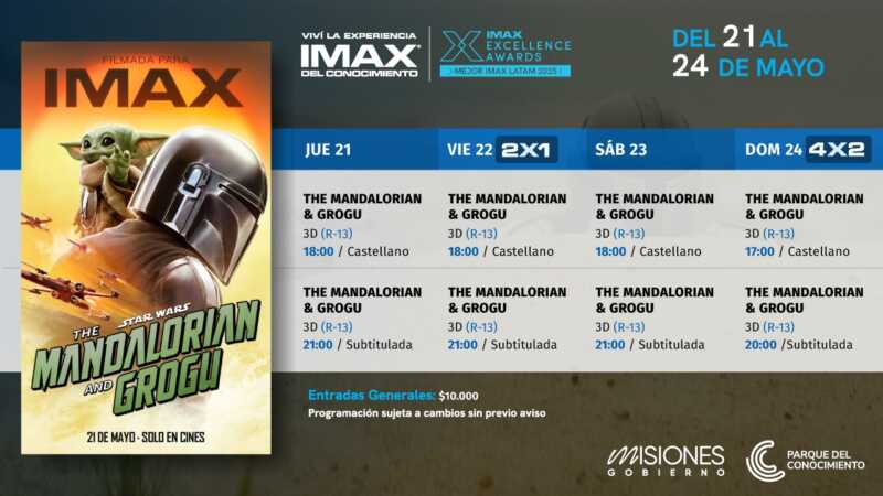 “The Mandalorian y Grogu”: la nueva película de Star Wars llega a Posadas