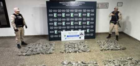 Secuestraron 91 kilos de marihuana valuados en más de $300 millones en Ituzaingó marihuana